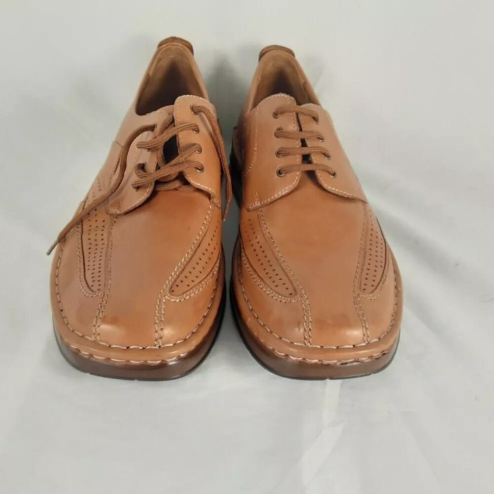Alfani Mens Leather Uppers & Lining Comfort Lace Up Casual Shoes Size 10M Clean